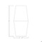 Skutchi Designs 45 in W, 96 in L, 29 in H, Engineered Wood Top, White HAR-HEXIR-4693-PT-WC - alternate 4